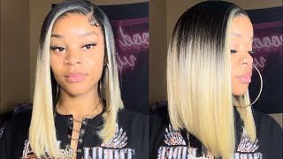 40 synthetic bob wig  The Stylist Brianna  ft SamsBeauty  Badgyalkey [upl. by Jermayne752]