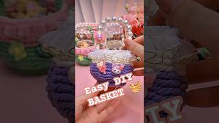 Purple 💜 DIY Basket 🧺 tutorial newsong diy shortsviral disposablecup bestoutofwasteartandcraft [upl. by Werdnael]