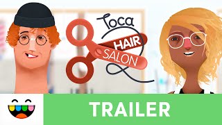 Hair Styling App  Toca Hair Salon 2  Gameplay Trailer  TocaBoca [upl. by Chon]