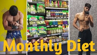 3500 में 140g Protein monthly Diet plan  low budget full day of eating [upl. by Decima984]