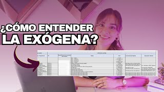 Cómo leer el nuevo reporte de exógena  Facturas electrónicas🤓 [upl. by Horter]