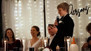 Im Not Crying  Little Brother Nails Best Man Speech  Full Video [upl. by Pepin]