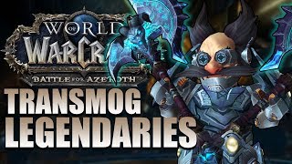 TRANSMOG LEGENDARY WEAPONS IN PATCH 83 What Are The Restrictions [upl. by Annoiek]