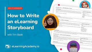 How to Write an eLearning Storyboard  HowTo Workshop [upl. by Akinek]