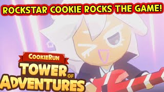 Rockstar Cookie Max Lvl Quick Review  Cookie Run Kingdom [upl. by Hollinger]