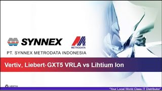 Vertiv  GXT5 Lithium Ion VS VRLA [upl. by Sokem]