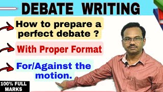 Debate Writing Should Educated Youth Emigrate Debate Writing Format debatewriting englishgrammar [upl. by Sucramej]