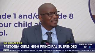 Pretoria Girls High principal suspended [upl. by Leanor134]