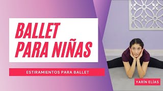 🟣 Estiramientos para ballet niñas  Estiramiento para bailarinas de ballet [upl. by Cornela849]