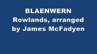 Blaenwern  Brass Band  James McFadyen [upl. by Aelhsa368]