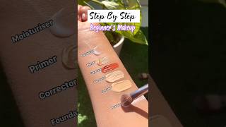 Step by step makeup for beginners makeup shorts ytshorts beginnersmakeup [upl. by Coltin]