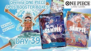 We are BACK  Day 39  One Piece OP05 Booster Box Opening by Father and Son [upl. by Etty]