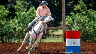 Ana Sofía Irizarry compite en rodeos en la categoría Youth representando a Puerto Rico [upl. by Ttesil]