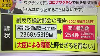 ワクチン集団訴訟ニュース★なぜ被害者がいるのに検証すらしないのか？紅麹は風評被害 [upl. by Manon732]