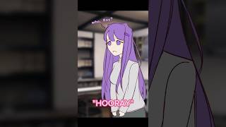 Reasons Why Natsuki Hates Yuri  DDLC Animation ddlc comedy memes [upl. by Damas]