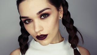 Modern Grunge makeup tutorial [upl. by Ainad]