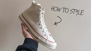 HI TOP CONVERSE CHUCK TAYLOR OUTFIT IDEAS [upl. by Hannan]