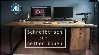 ✅2 Schreibtisch zum selber bauen ⎮ Modernes Design ⎮ DIY [upl. by Leihcey]