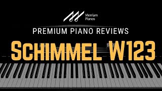 🎹 W Schimmel W123 Upright Piano Demo amp Review 🎹 [upl. by Ynned]