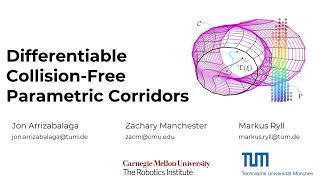 Differentiable CollisionFree Parametric Corridors [upl. by Nived]