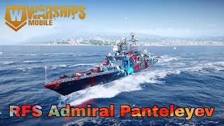 Gameplay RFS Admiral Panteleyev  Warships Mobile 2 [upl. by Lach]