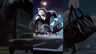 Father Saves Cat Gets Arrested Catsoftiktok CatLovers cat cute FunnyCats catcartoon fyp [upl. by Lemraj]