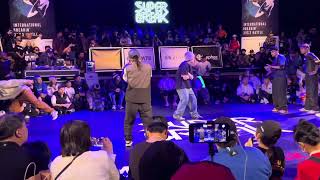 Bboy Haruto 🇯🇵 vs Bboy Wildchild 🇮🇳 at Superbreak 2024 Japan World Finals 🇯🇵 [upl. by Odlo]