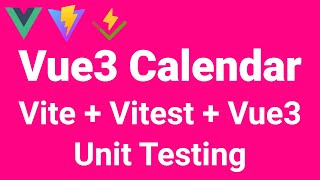 Vue3Vitest Calendar Implemetation 14 [upl. by Reckford]