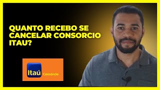 Quanto Recebo Se Cancelar Consorcio Itau [upl. by Nylahs160]