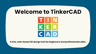 HHPL Introduction to TinkerCAD [upl. by Friday608]