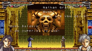 Serios Castlevania Fighter Hugh Baldwin VS Nathan Graves BOSS VS BOSS [upl. by Elmore]