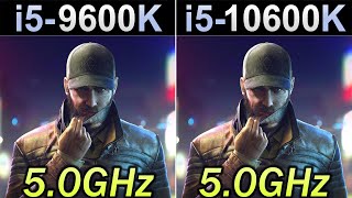 i59600K 50GHz Vs i510600K 50GHz  28 Games Benchmarks [upl. by Etterraj]