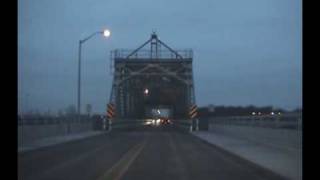 Driving Over Free Bridge in Grosse Ile Michigan [upl. by Mcadams]