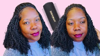 Denman Brush Wash and Go 😍  Best Curl Defining Brush   Christine Curls [upl. by Barcot]