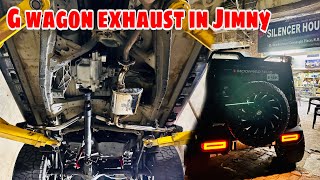 Jimny 5 door G wagon AMG style exhaust 🔥🔥 it’s one  loudest exhaust in Jimny 😎 [upl. by Victory263]