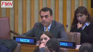 Pakistan urges focus on root causes of transnational crime while combating the threatPakistan urges [upl. by Stacey]