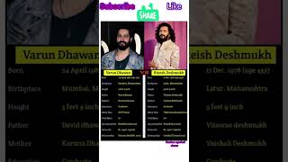 🔥 Varun Dhawan vs Ritesh Deshmukh Inside Bollywood’s Funniest Rivalry 😂✨ bollywood shorts [upl. by Vladamir]