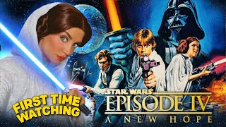 FIRST TIME WATCHING STAR WARS  A NEW HOPE 1977 LEIA COSPLAY  Movie Reaction [upl. by Rimaa]