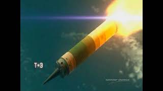 Animated Flight Sequence of a Minuteman III ICBM  Produced by Northrop Grumman 2007 [upl. by Schoenfelder]