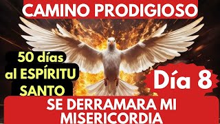 DIA 8🔥❤️🔥 CAMINO PRODIGIOSO 50 días al ESPÍRITU SANTO se DERRAMARÁ MI MISERICORDIA ❤️‍🔥🙏🔥 [upl. by Lytsirhc547]