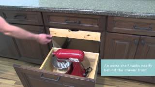 Medallion Cabinetry Base with Hidden Storage Kitchen Storage Part 21 [upl. by Sinne840]