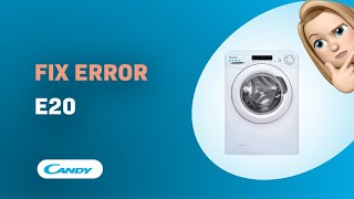 How to Fix E20 Error on Candy Smart CS 14102DE188 Washing Machine [upl. by Hurd]