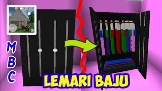 TUTORIAL LEMARI BAJU DI MINI BLOCK CRAFT [upl. by Nimajaneb]