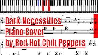 Dark Necessities Piano Cover By Red Hot Chili Peppers  Piano Guide [upl. by Aytak]