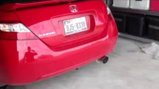 07 Civic SI  Before and After Tsudo Exhaust [upl. by Patt]