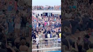 Carnival Cruise Sail Away Dance Party 😆 carnivalcruise carnivalcruiseship carnivalvista [upl. by Atekehs223]