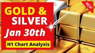 Gold and Silver Daily Analysis for January 30 2024 [upl. by Anastasius]