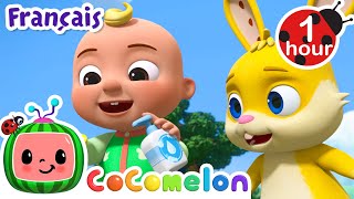 Nettoyer LAutobus  Chansons pour Bébés  CoComelon Le coin des Animaux de JJ  Comptines [upl. by Tekcirk405]