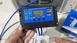 Review Dan Cara Menggunakan Solar Charge Controller PWM [upl. by Griffis]