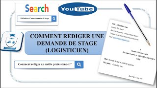 COMMENT REDIGER UNE DEMANDE DE STAGE OU DEMPLOI CAPTIVANTE [upl. by Lemmy323]